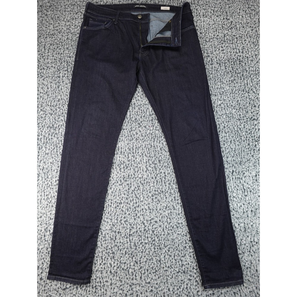 Mavi James Skinny Jeans Mens 38x36 Dark Indigo Stretch Denim 11162